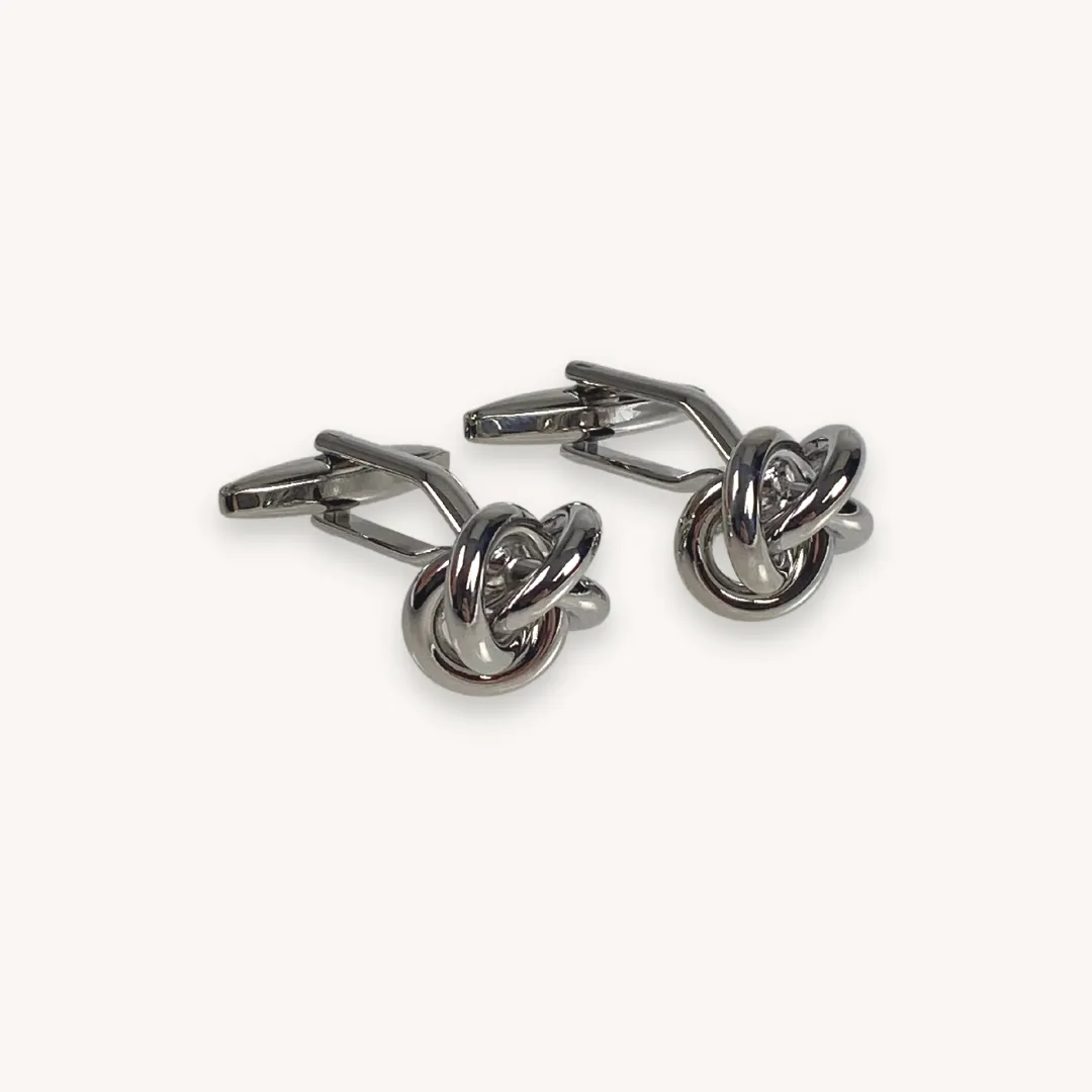 Silver Knot Cufflinks