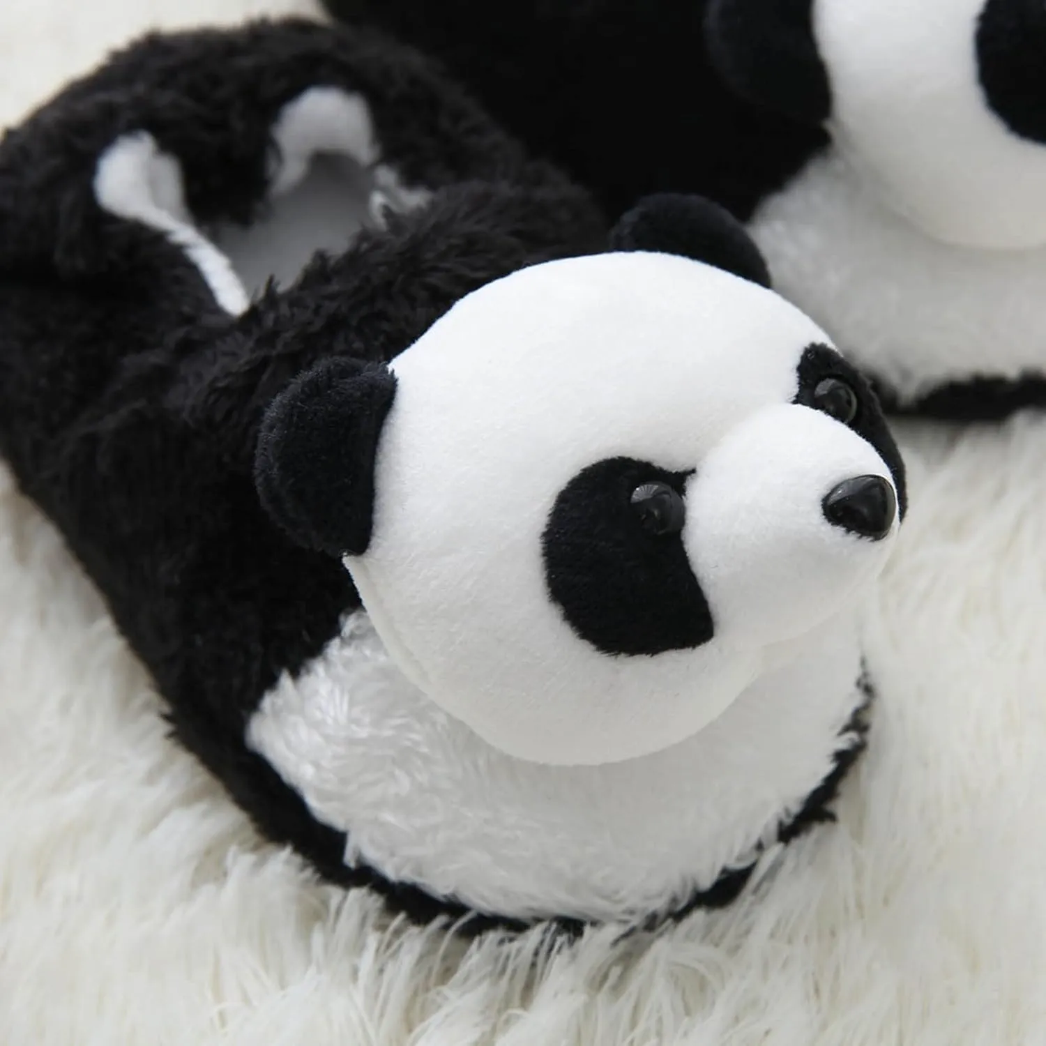 Size 2 Shoes for Girls Childrens Girl Cotton Slippers Cute Stereoscopic Panda Warm Indoor Non Slip Cotton Slippers Toddler Boy Shoes Casual