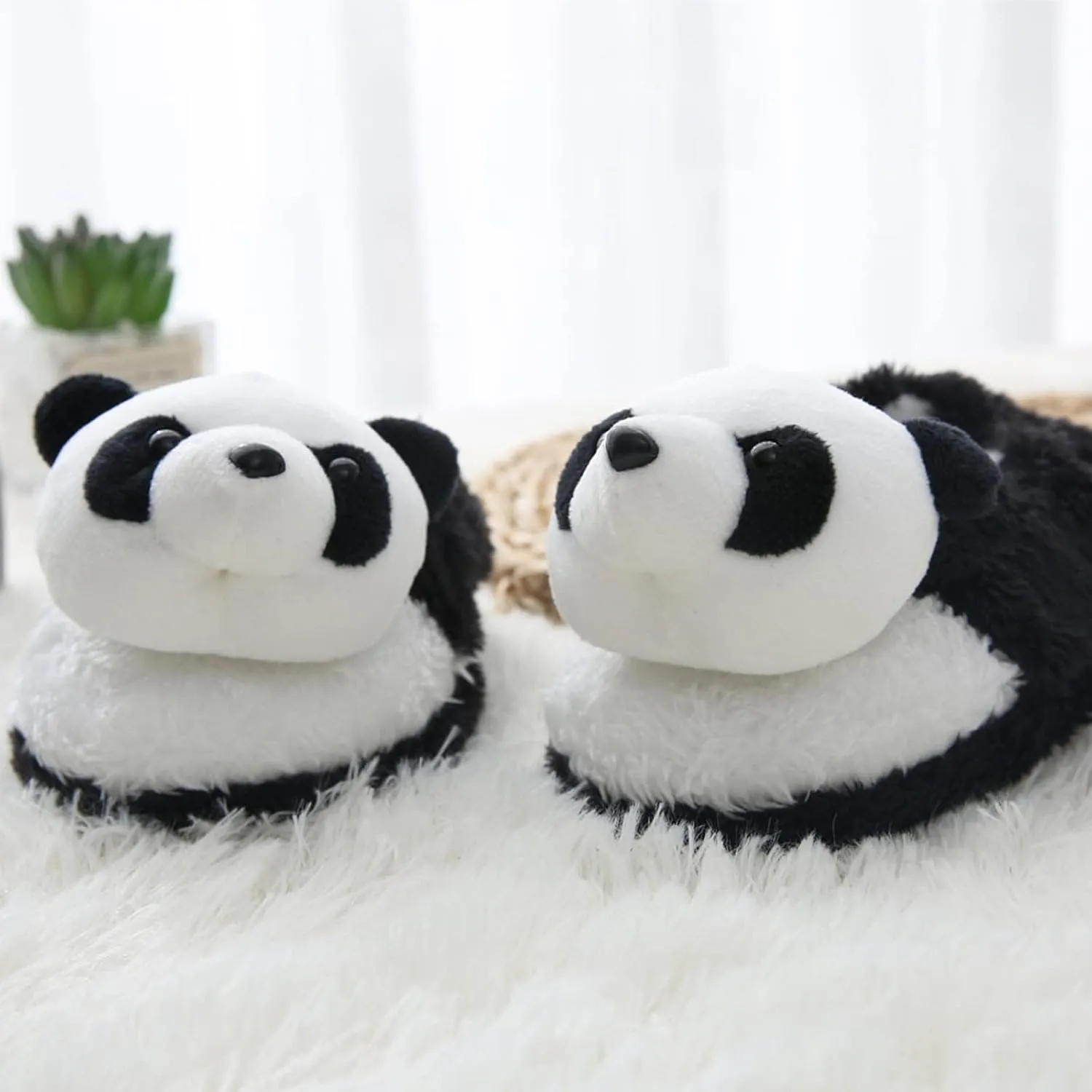 Size 2 Shoes for Girls Childrens Girl Cotton Slippers Cute Stereoscopic Panda Warm Indoor Non Slip Cotton Slippers Toddler Boy Shoes Casual