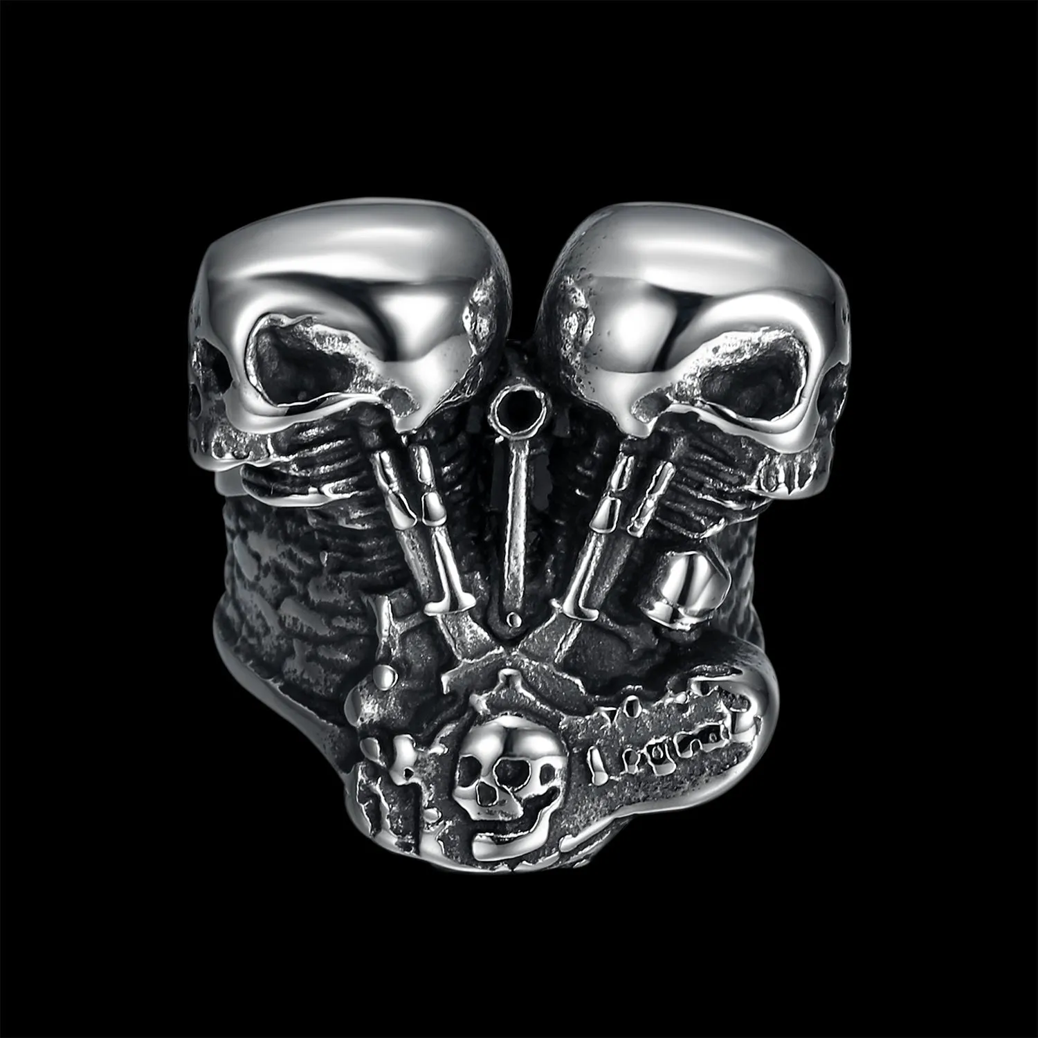 SKULL ENGINE RING