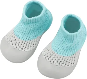 Sneakers for Toddlers Boys First Shoes Mesh Toddler Infant Elastic Color Socks Walkers Indoor Hole Baby Baby Shoes Baby Sneakers Size 4