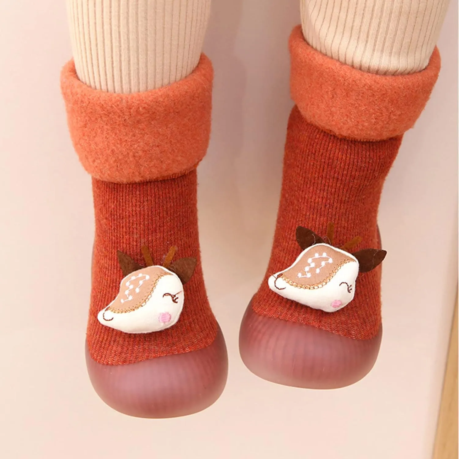 Sock Shoes Toddler Baby Shoes Boys Girls First Walking Shoes Non Slip Soft Sole Sneakers Toddler Grip Slippers