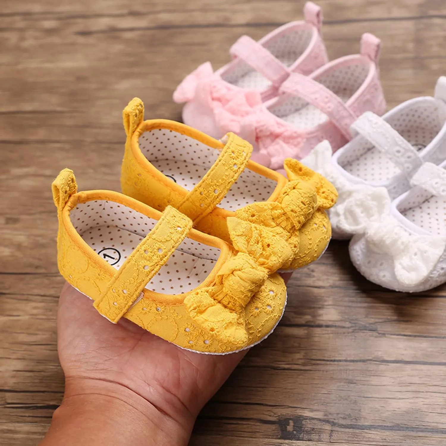 Spring and Summer Children Baby Toddler Shoes for Girls Flat Sole Soft and Light Solid Color Cute Little Girl Wide Shoes