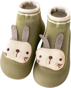 Spring and Summer Children Infant Infant Shoes Boys and Girls Socks Shoes Light and Breathable Solid Color Cartoon Animal Shape Boys Shoes Size 9