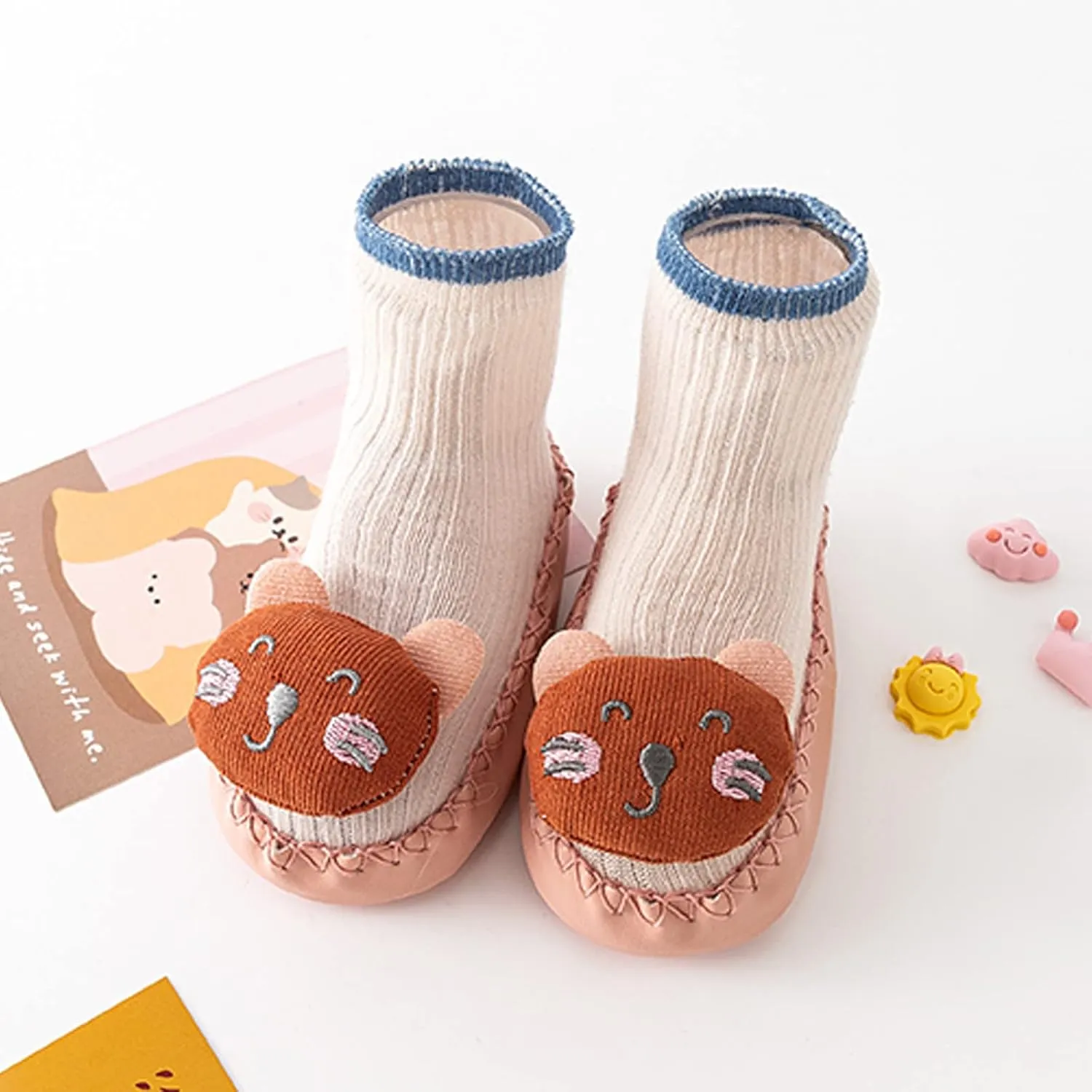 Spring and Summer Children Infant Shoes Soft Soles Non Slip High Top Breathable Comfortable Cute Size 1 Baby Girl Shoes