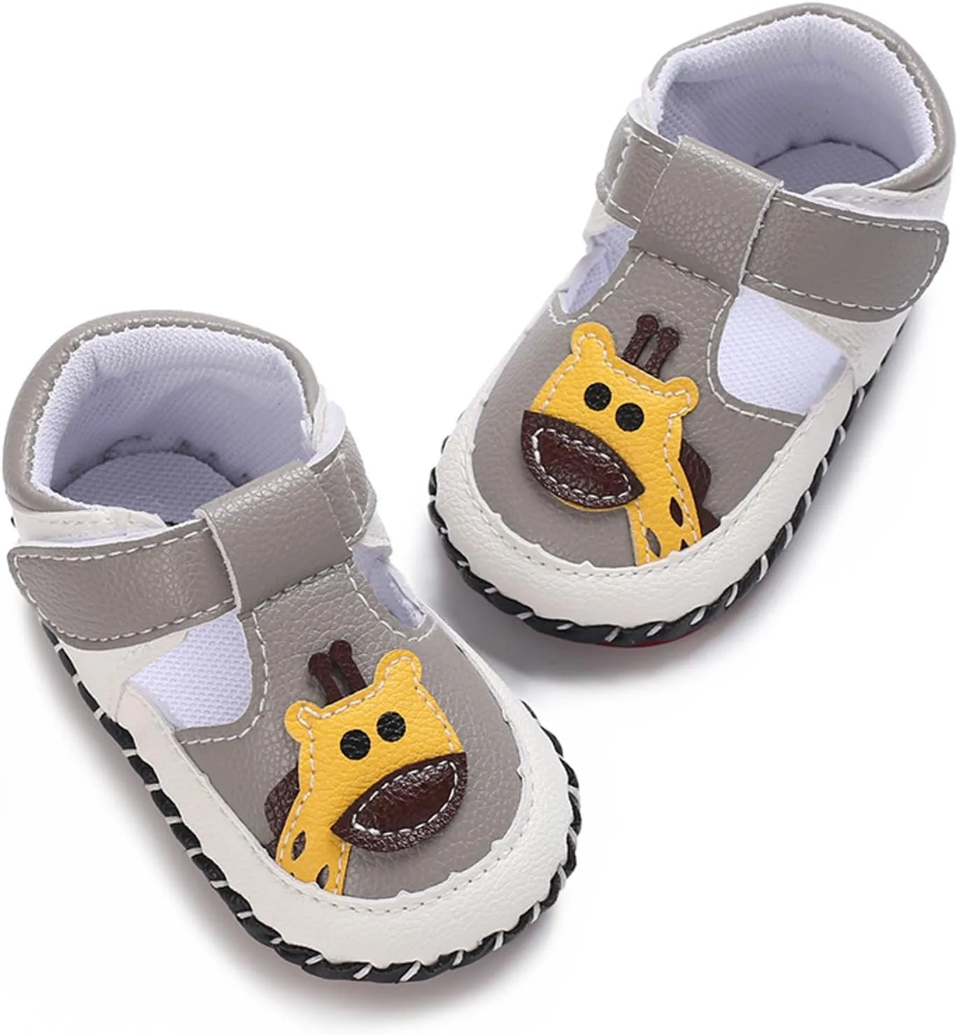 Summer Children Infant Toddler Shoes Boys and Girls Sports Flat Bottom Round Toe Lightweight Cartoon Toddler Shows
