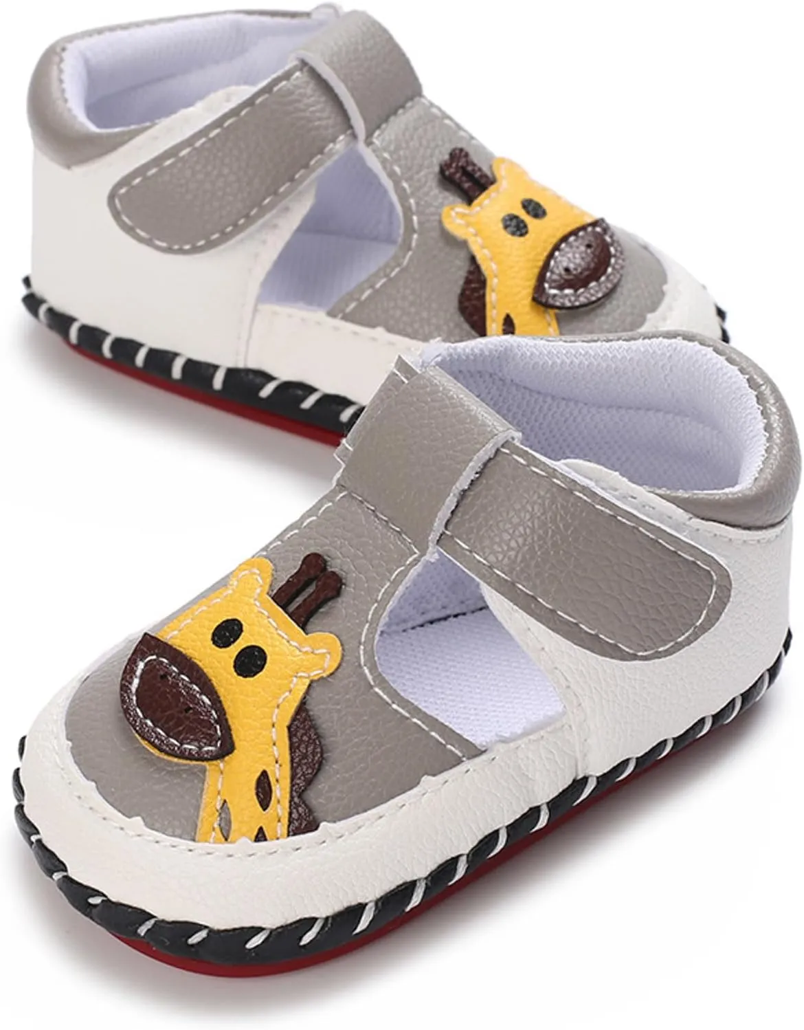 Summer Children Infant Toddler Shoes Boys and Girls Sports Flat Bottom Round Toe Lightweight Cartoon Toddler Shows