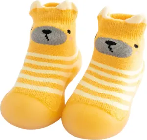 Teen Boy Slippers Kids Toddler Baby Boys Girls Solid Warm Knit Soft Sole Rubber Shoes Led Sandals for Boys