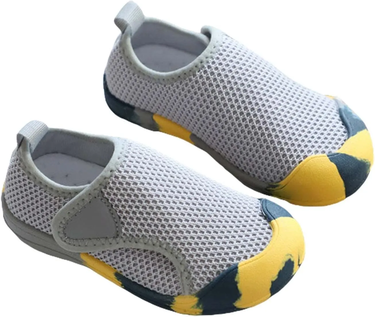 Toddler Baby Boy Girl Shoes Breathable Shoes Baotou Sneakers Mesh Baby Soft Sole Fashion Tie Shoes for Little Girls