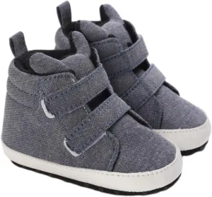 Toddler Baby Boys Girls High Tops Ankle Sneakers Soft Anti Slip Sole PU Leather Infant Newborn Prewalker Shoes and Shoes