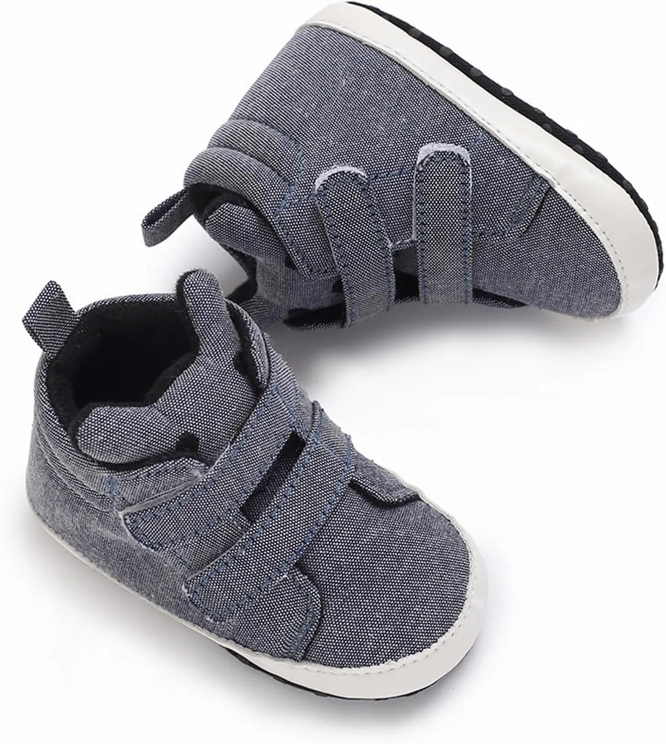 Toddler Baby Boys Girls High Tops Ankle Sneakers Soft Anti Slip Sole PU Leather Infant Newborn Prewalker Shoes and Shoes