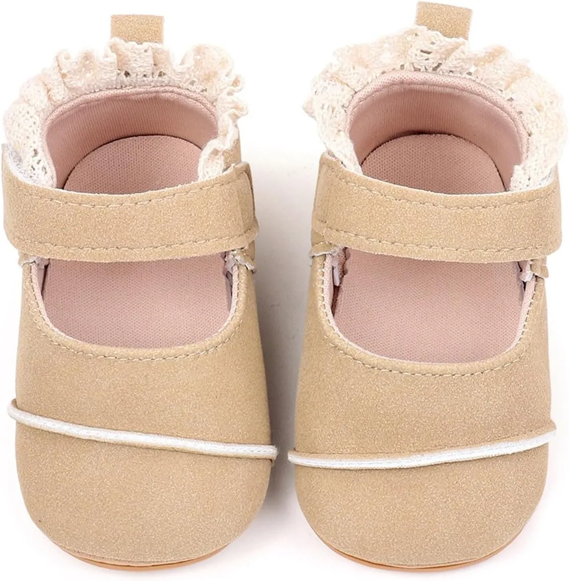 Toddler Baby Girls First Walking Dress Shoes Soft Sole Lace Hem Lightweight Toddler Athletic Sandals Boys