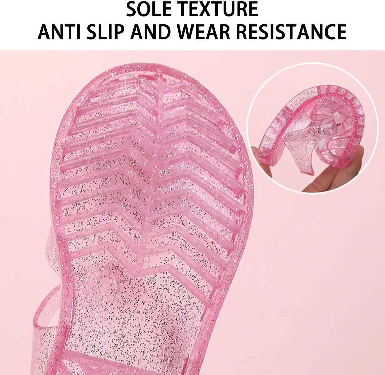 Toddler Baby Girls Shoes Slip On Cute Fruit Jelly Colors Hollow Out Non-slip Soft Sole Beach Sandals Comfy Shoes