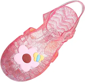 Toddler Baby Girls Shoes Slip On Cute Fruit Jelly Colors Hollow Out Non-slip Soft Sole Beach Sandals Comfy Shoes