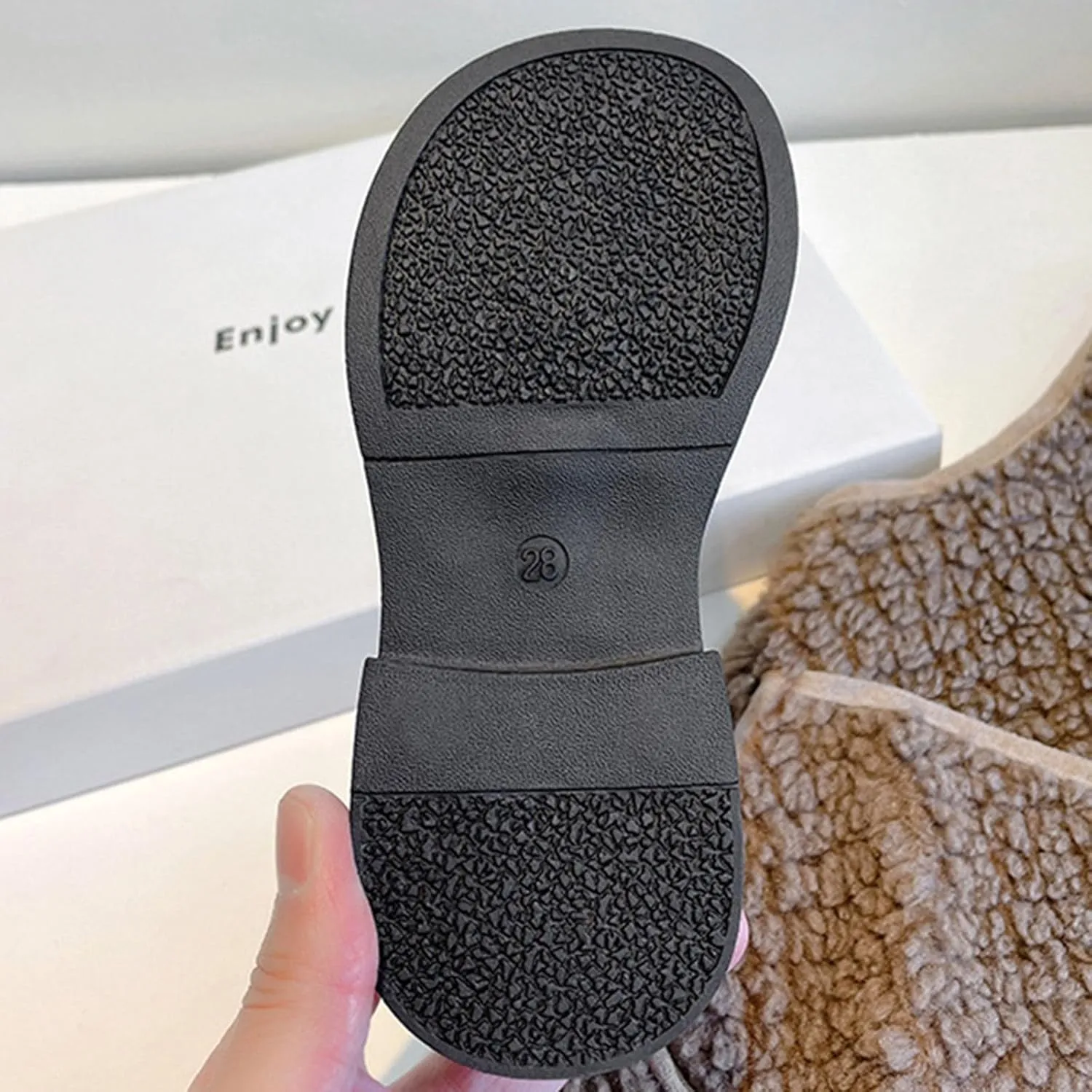 Toddler Baby Girls Sneaker Shoes Solid Rubber Sole Soft Non Slip Metal Decorative Buckle Casual Flip Flops Shoes