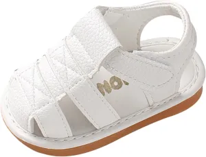 Toddler Baby Shoes Girl Boy Baby 2024 Sandals Learning to Walk Shoes Soft Soles Non Slip Toe Caps Non-SIip Tennis
