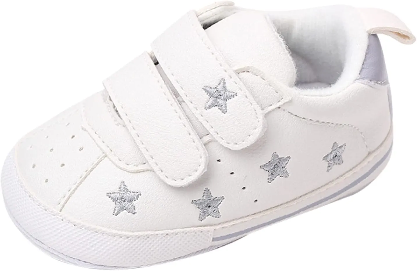 Toddler Boys Girls Flat Bottom Sports Shoes Lightweight Comfortable Double Strap Casual Sneakers for Indoor Outdoor