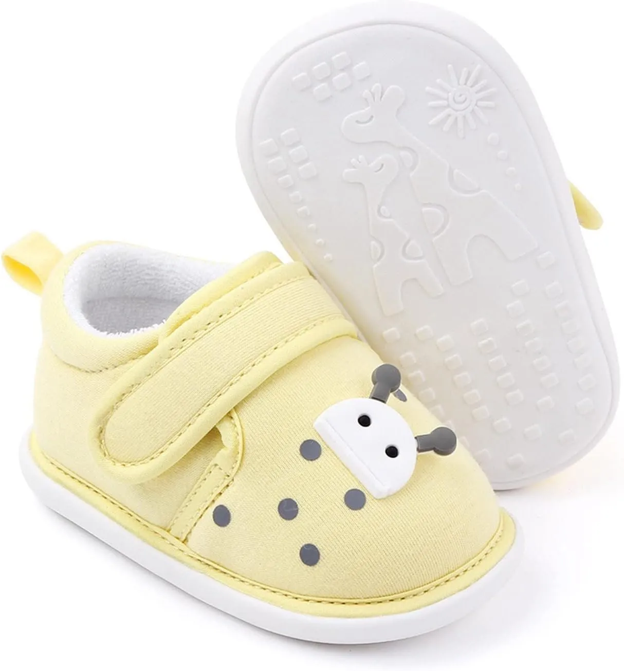 Toddler Cotton Sneaker artoon Pattern Soft Sole Baby Boys Girls First Walking Sport Shoes Spring Indoor Outdoor Shoes