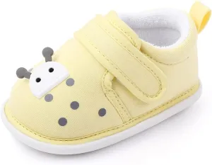 Toddler Cotton Sneaker artoon Pattern Soft Sole Baby Boys Girls First Walking Sport Shoes Spring Indoor Outdoor Shoes