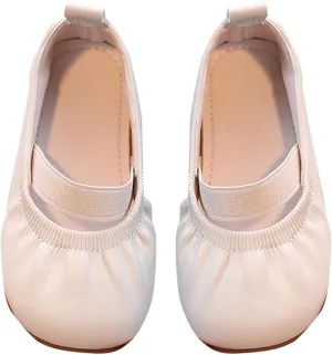 Toddler Flower Girl Dress Shoes Girl Ballet Party School Shoes Wedding Soft Soles with Soft Single Baby Shoes