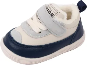 Toddler Fuzzy Sneaker Open Toe First Walking Sport Shoes Baby Boys Girls Soft Sole Non Slip Shoes Light Breathable Ankle