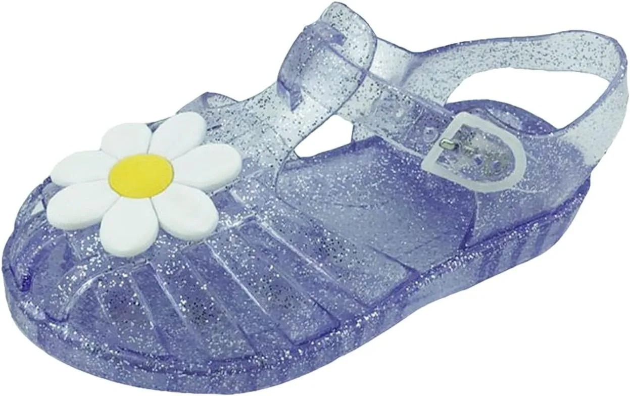 Toddler Girl Sandal Toddler Girls Shoes Breathable Shoes Flower Patterned Baby Soft Shoe Covers Beach Sandals for Girls