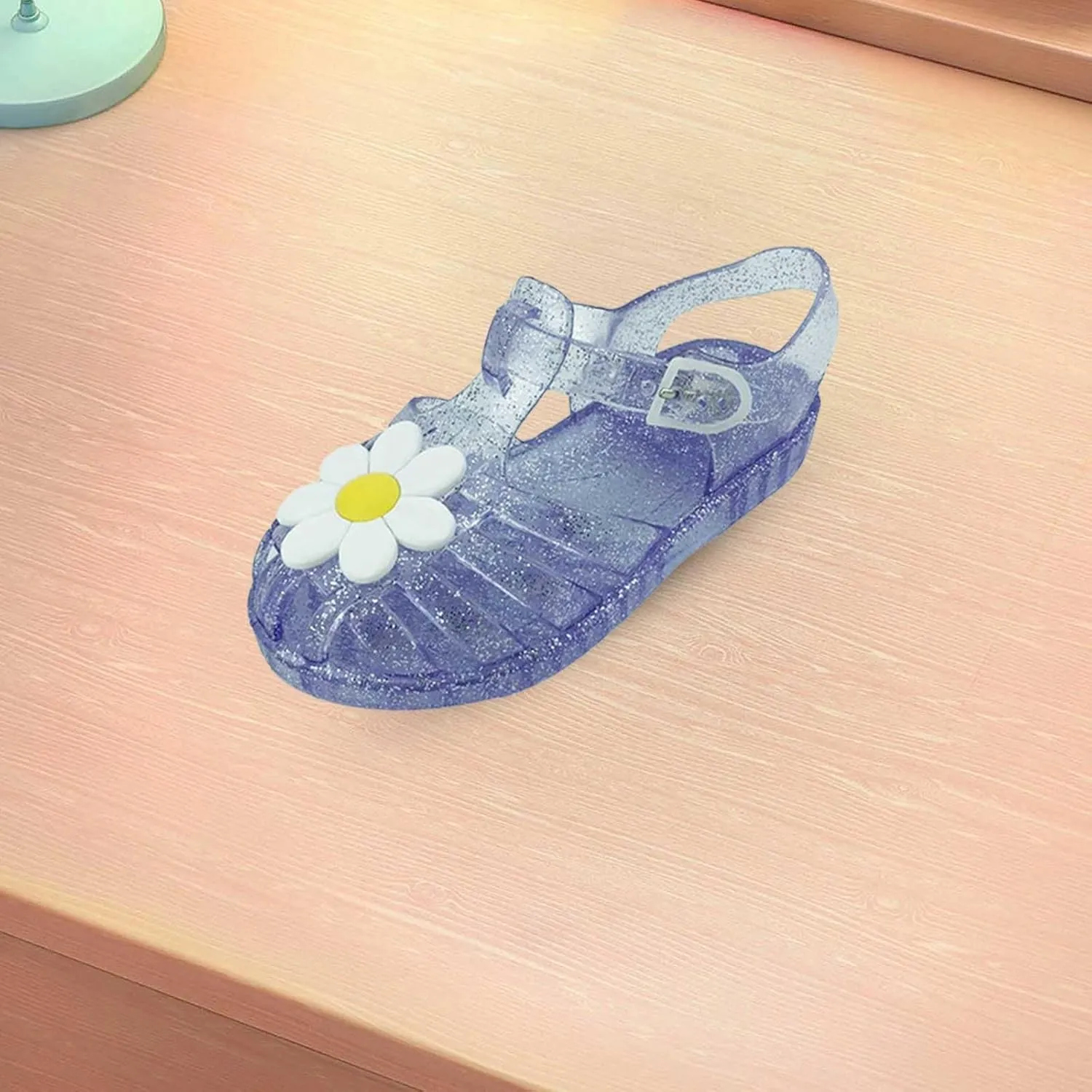 Toddler Girl Sandal Toddler Girls Shoes Breathable Shoes Flower Patterned Baby Soft Shoe Covers Beach Sandals for Girls