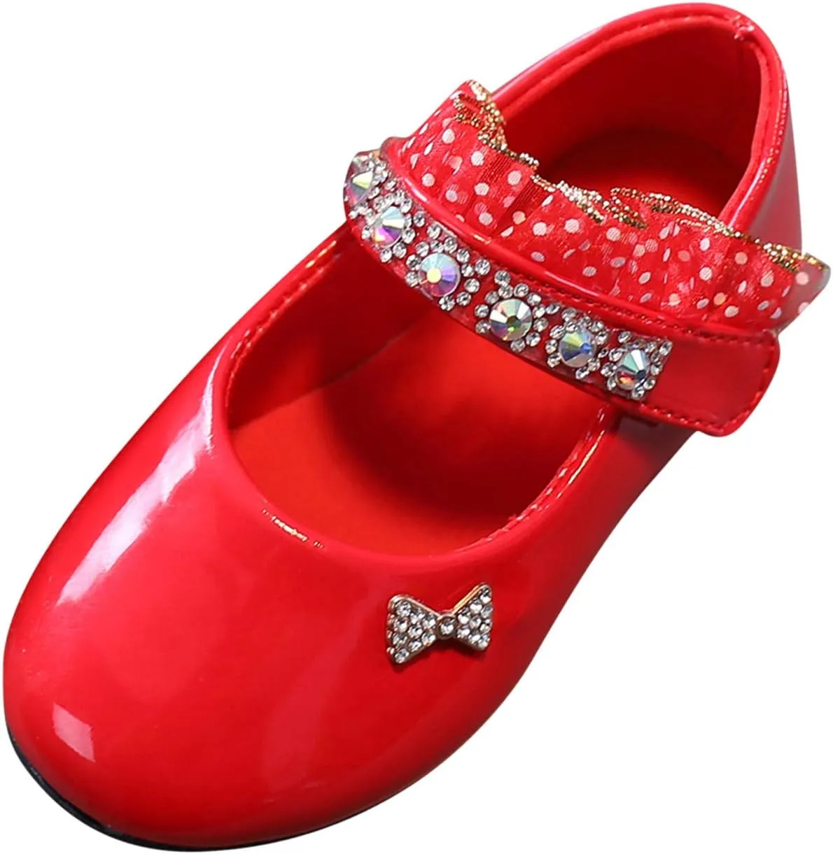 Toddler Girls Solid Shoes Crystal Baby Kids Princess Casual Fashion Solid Color Shoes for Summer