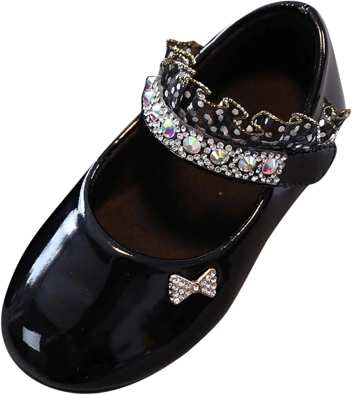 Toddler Girls Solid Shoes Crystal Baby Kids Princess Casual Fashion Solid Color Shoes for Summer