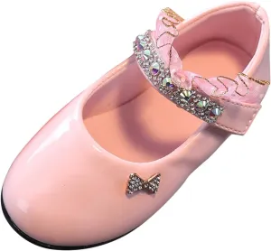 Toddler Girls Solid Shoes Crystal Baby Kids Princess Casual Fashion Solid Color Shoes for Summer