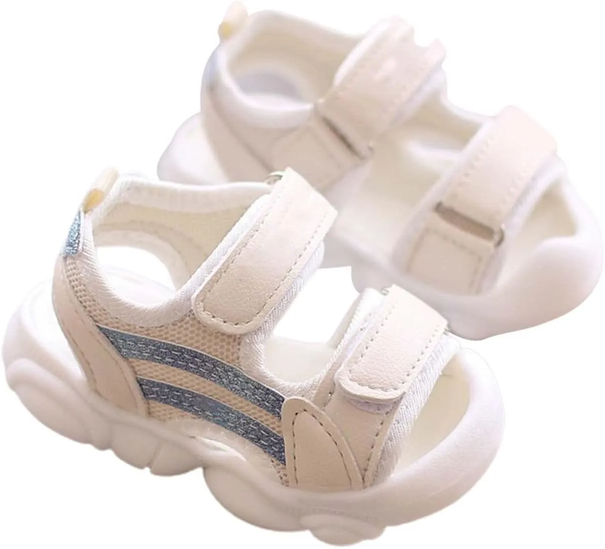 Toddler Infant Open Toe Summer Sandals Breathable Soft Sole Anti Slip Outdoor Beach Shoes for Boys Girls Unisex
