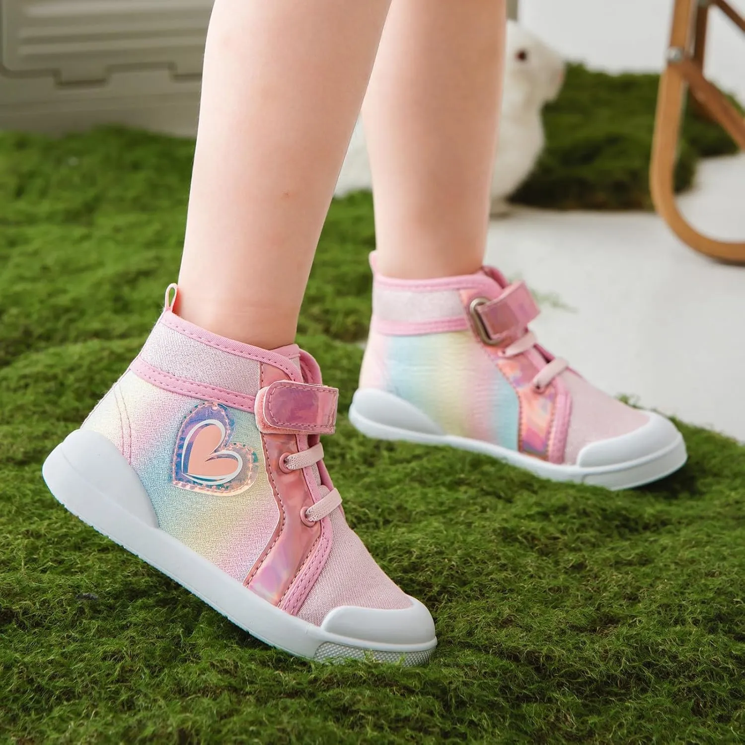 Toddler Kids Wide Barefoot Shoes Boys Girls Winter High Top Sneakers Boots Walking Shoes for Indoor Outdoor