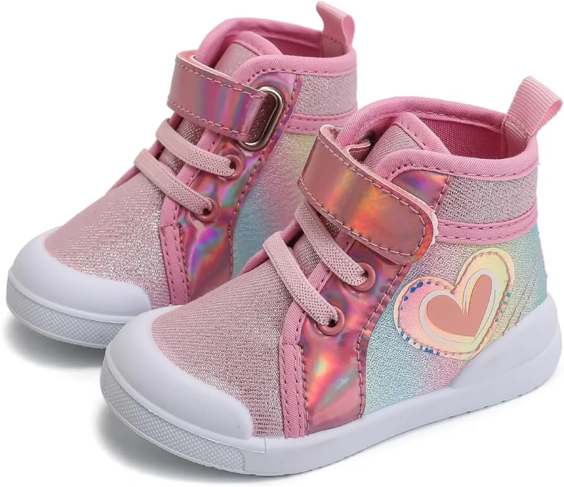 Toddler Kids Wide Barefoot Shoes Boys Girls Winter High Top Sneakers Boots Walking Shoes for Indoor Outdoor