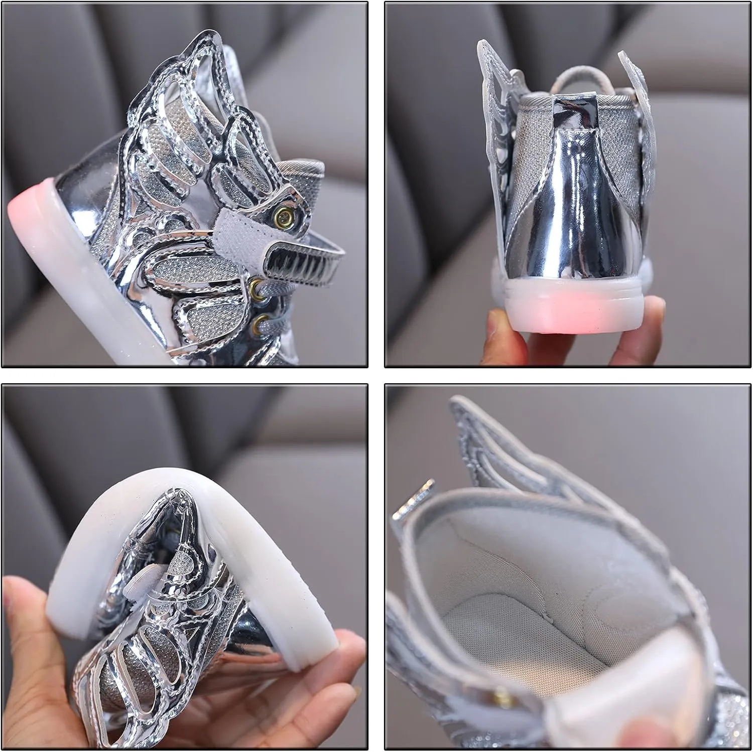 Toddler Led Light Shoes Boy Girl Infant Sneakers Bling Led Light Luminous Sport Shoes Gift for Newborn