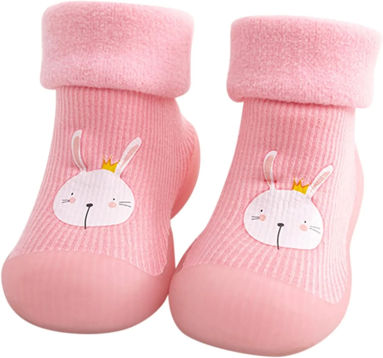Toddler Light up Shoes Girls Rubber Boys Girls Sole Toddler Knit Soft Warm Baby Stocking Shoes Shoes for Girls