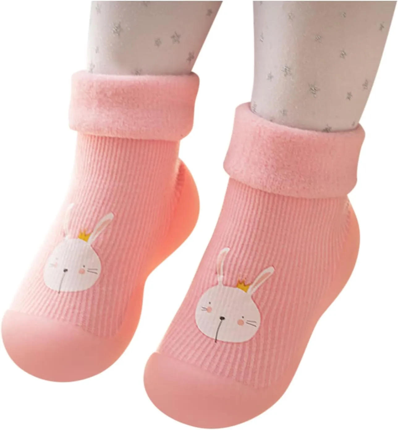 Toddler Light up Shoes Girls Rubber Boys Girls Sole Toddler Knit Soft Warm Baby Stocking Shoes Shoes for Girls