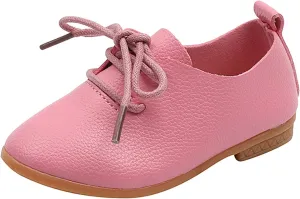 Toddler Little Girls Boys British Style Lace-Up Saddle Shoes Casual xfords Baptism School Girls Warm Boots Size 6
