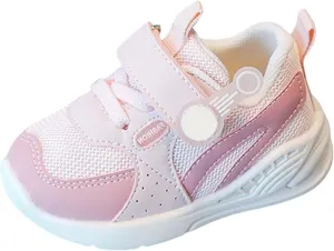 Toddler Slip On Sneakers Baby Walking Shoes Non-Slip Breathable Boys & Girls Tennis Shoes Infant Mesh Running Shoes