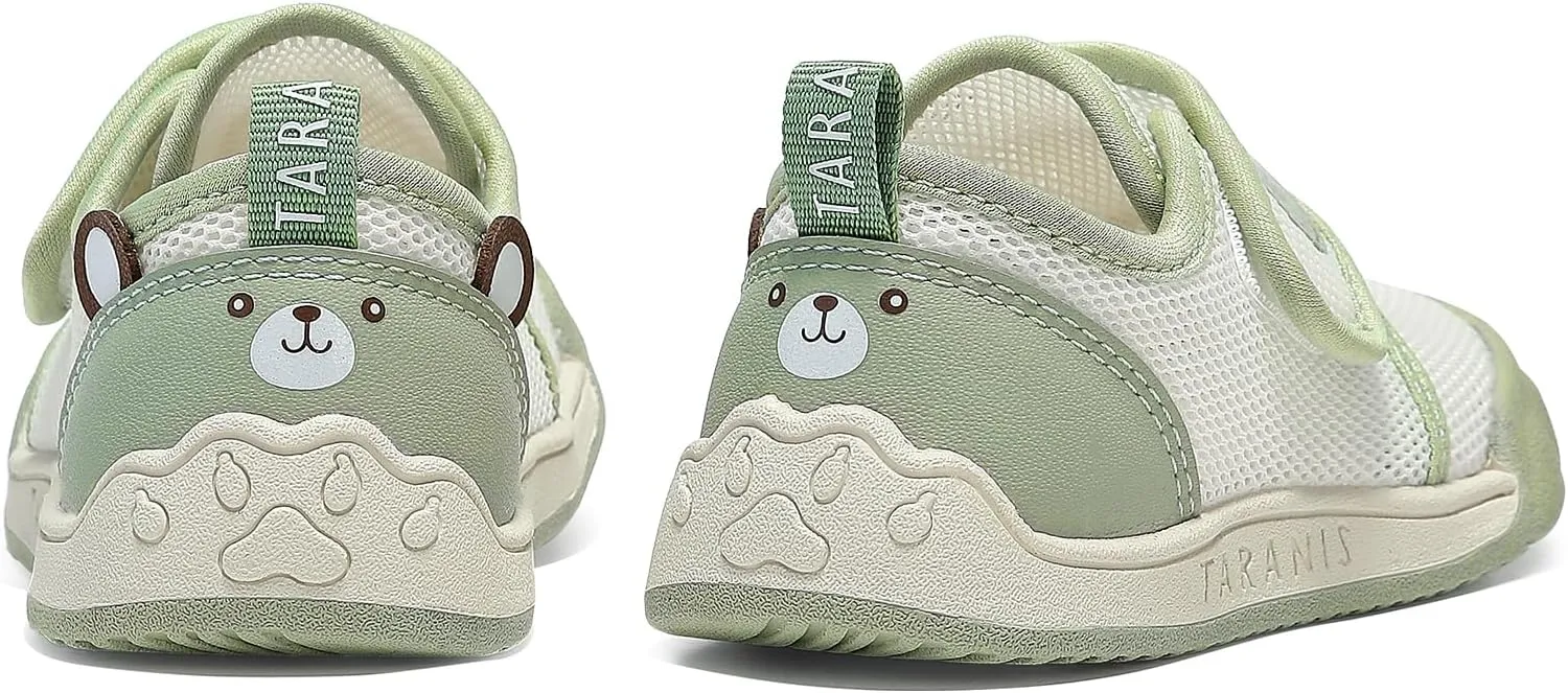 Toddler Sneakers Girls Boys Breathable Walking Shoes Mesh Upper with Hook and Loop