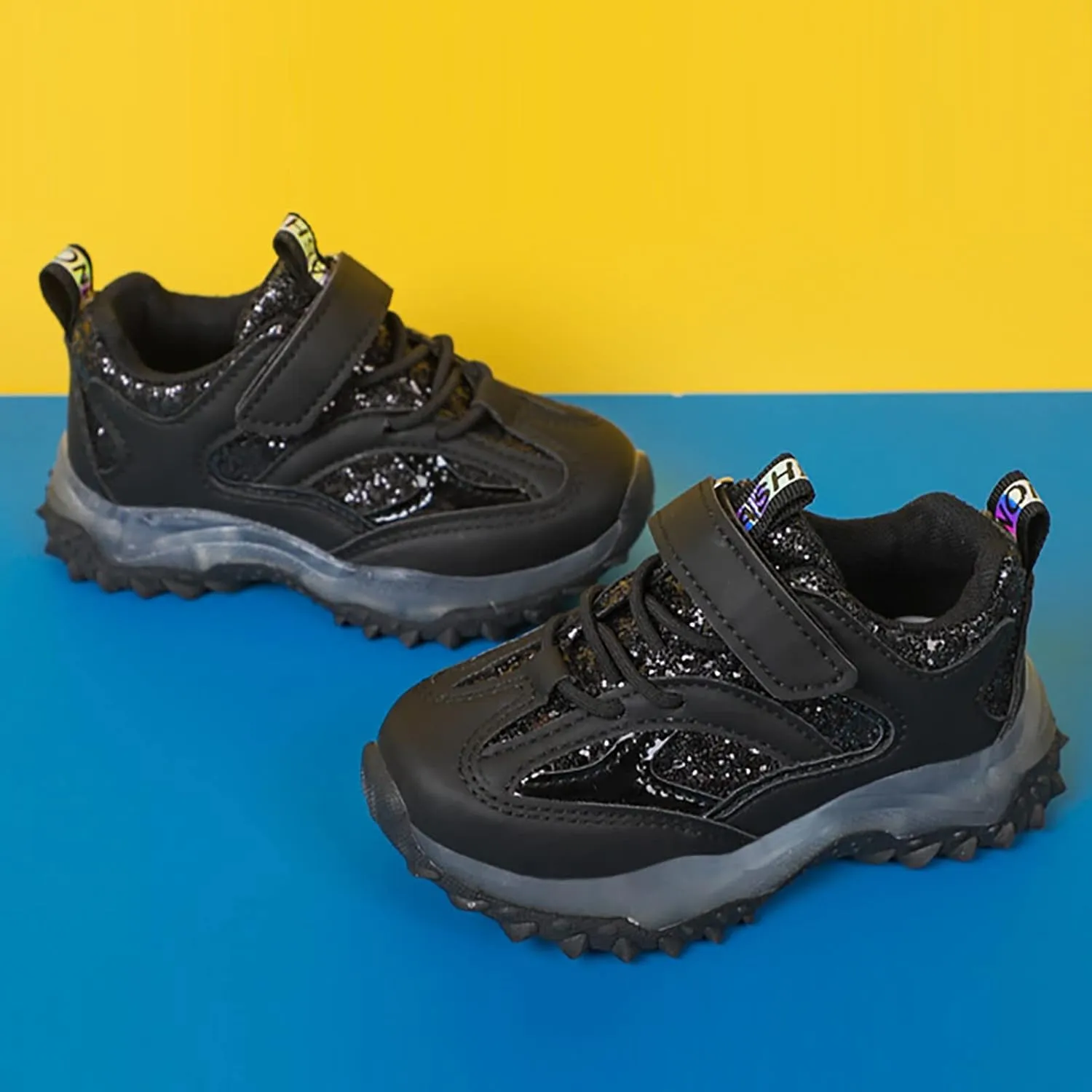 Toddler Sneakers Spring Autumn Non Slip Soft Sole Baby Toddler LED Flashing Lights Shoes Boys Walking Shoes for Kids