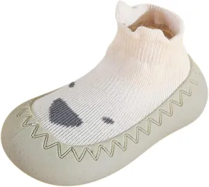 Toddler Sock Shoes Baby Boys Girls Slippers Shoes Non-skid First Walking Shoes Indoor Sneakers for Newborn Infants