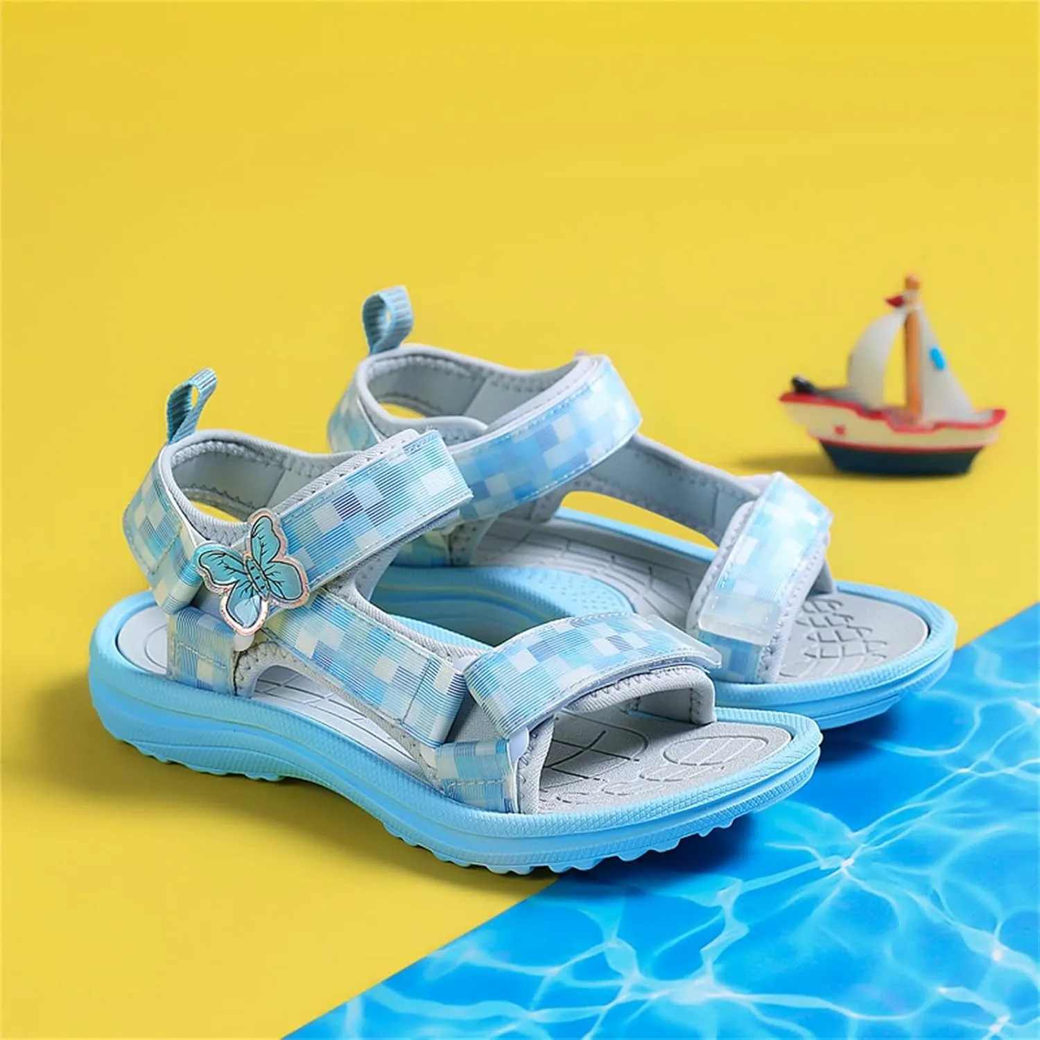 Toddler Soft Sole Shoes Children Sandals Fashion Breathable Thick Soled Summer Lightweight Soft Soled Child