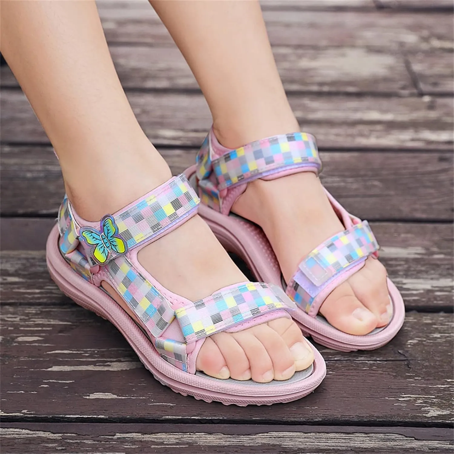 Toddler Soft Sole Shoes Children Sandals Fashion Breathable Thick Soled Summer Lightweight Soft Soled Child
