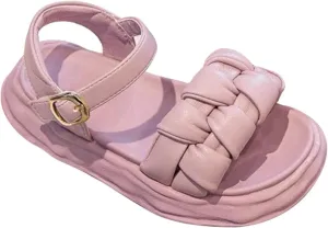 Toddler Soft Sole Shoes Toddler Girls Sandals Summer Outdoor Closed Toe Soft Rubber Sole Beach Water Shoes Dress