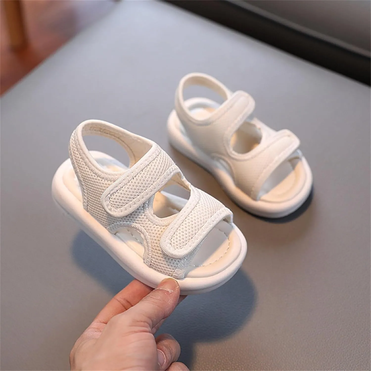 Toddler Summer Shoes Girls Children's Sandals Solid Soft Soles Boys' Beach Shoes Girls' Beach Shoes Solid Color Sandals