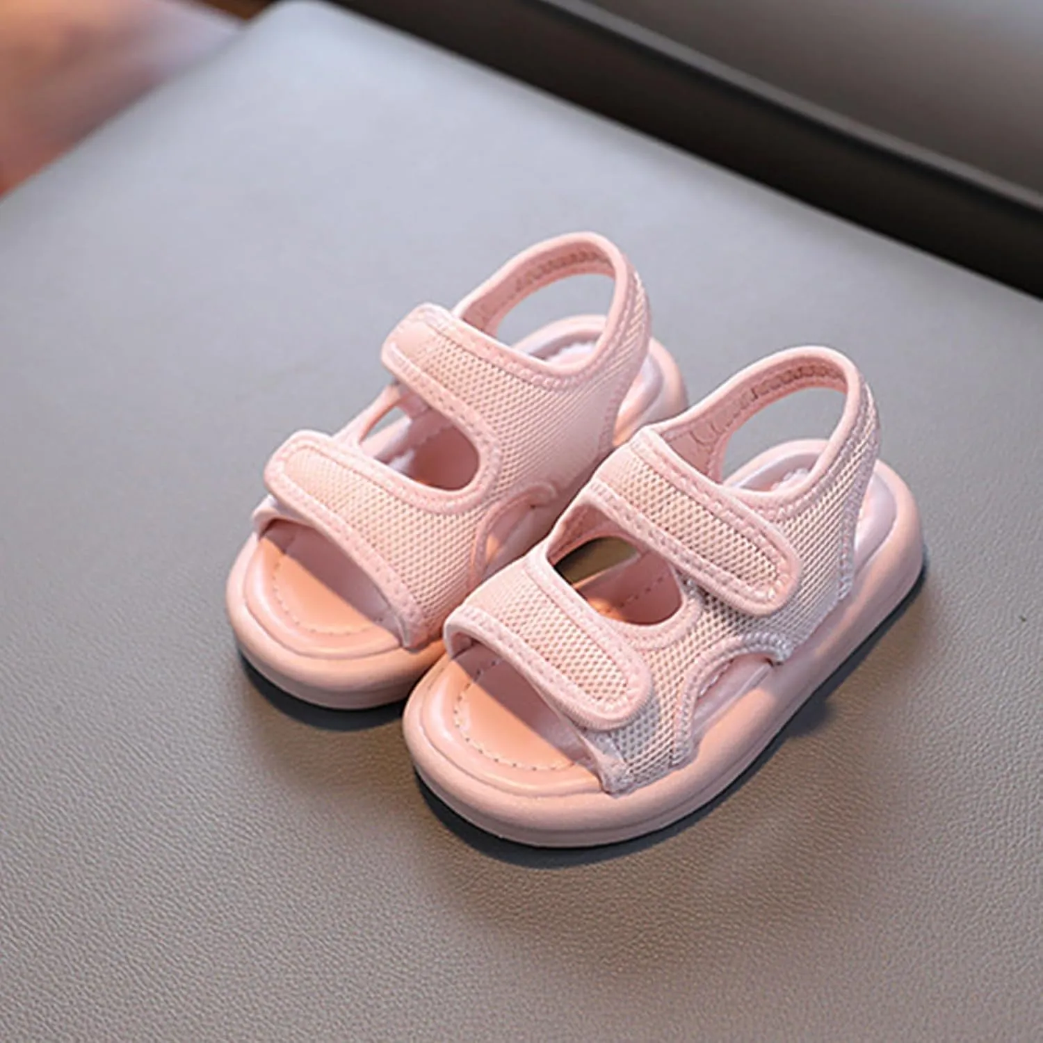 Toddler Summer Shoes Girls Children's Sandals Solid Soft Soles Boys' Beach Shoes Girls' Beach Shoes Solid Color Sandals