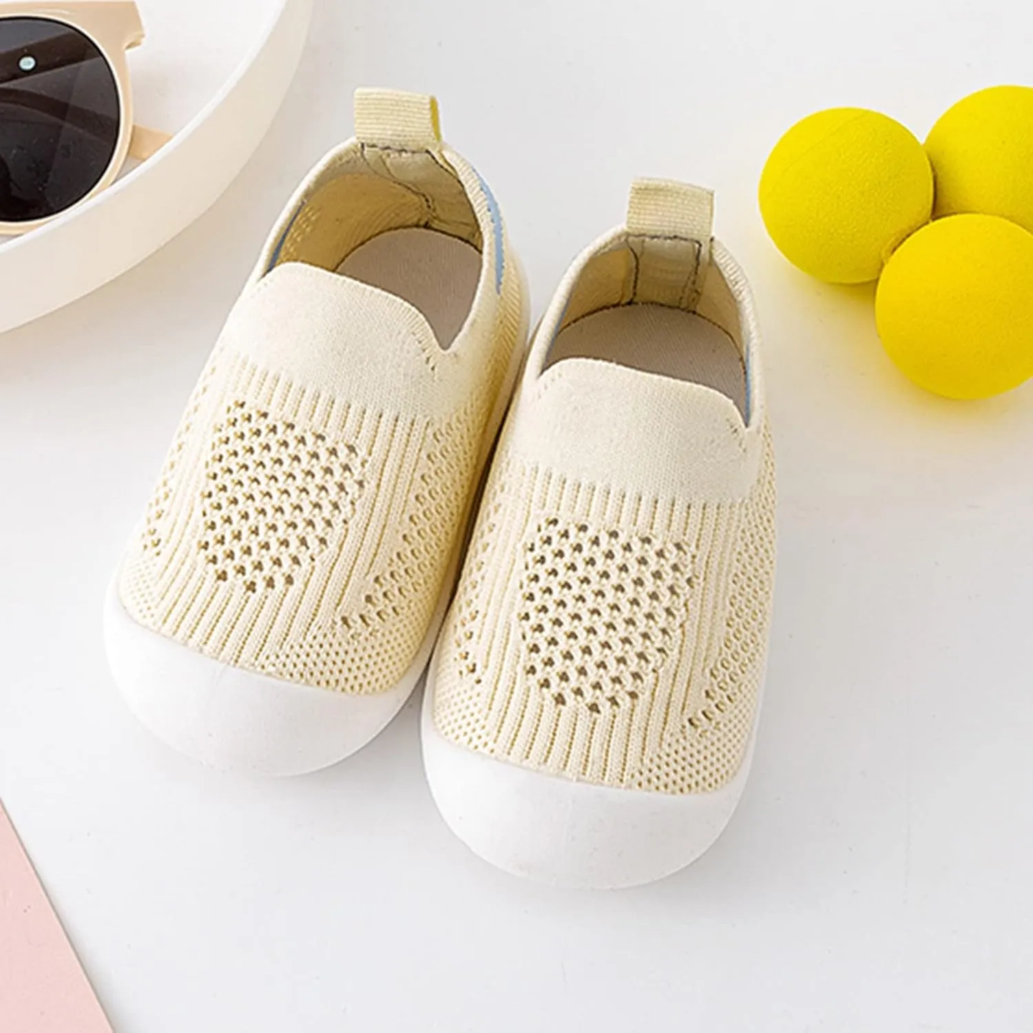 Unisex Baby Boys Girls Sneaker Infant Toddler Shoes Hollow Out Breathable Socks Shoes Soft Sole Non Slip 6-24