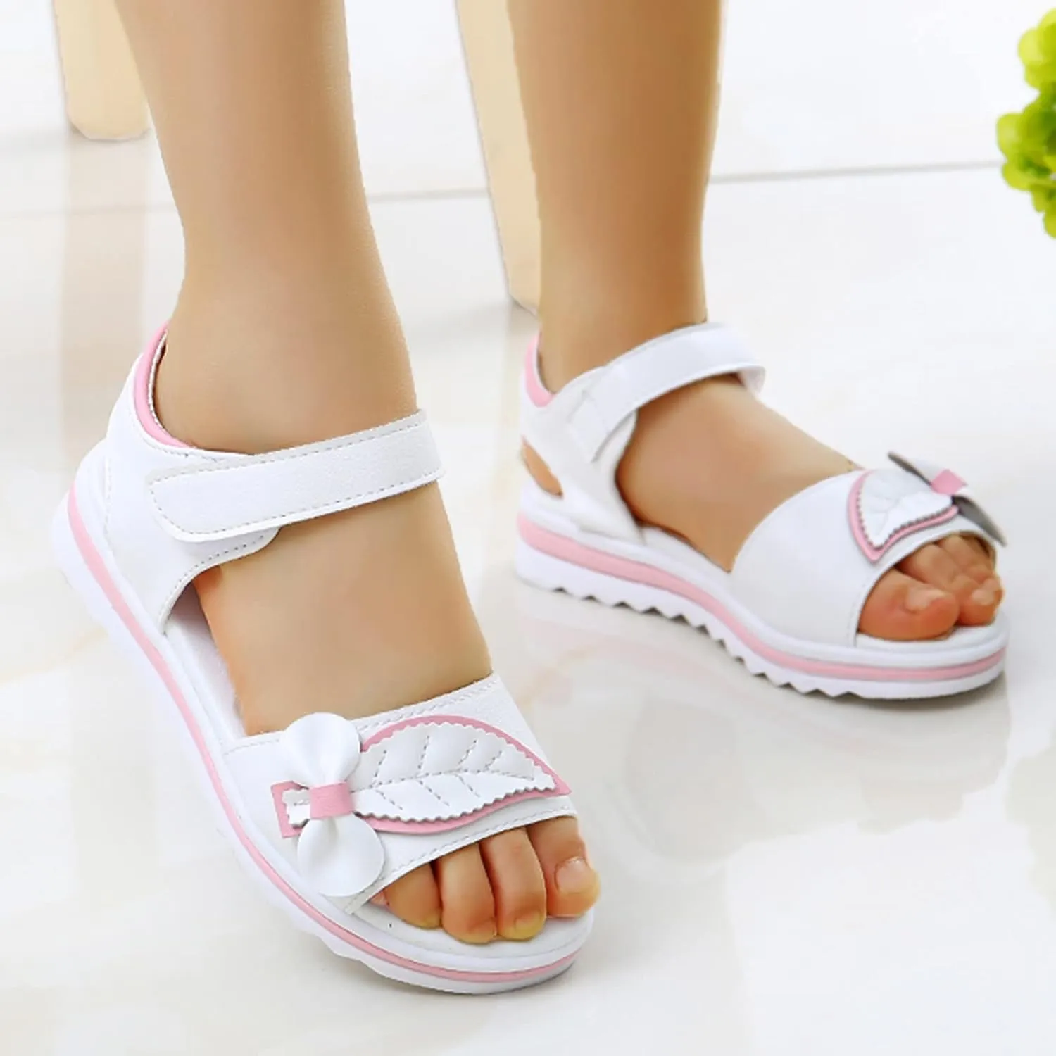 Unisex Baby House Foot Warmer Children Shoes Fashion Flower Thick Sole Sandals Soft Sole Comfortable Princess