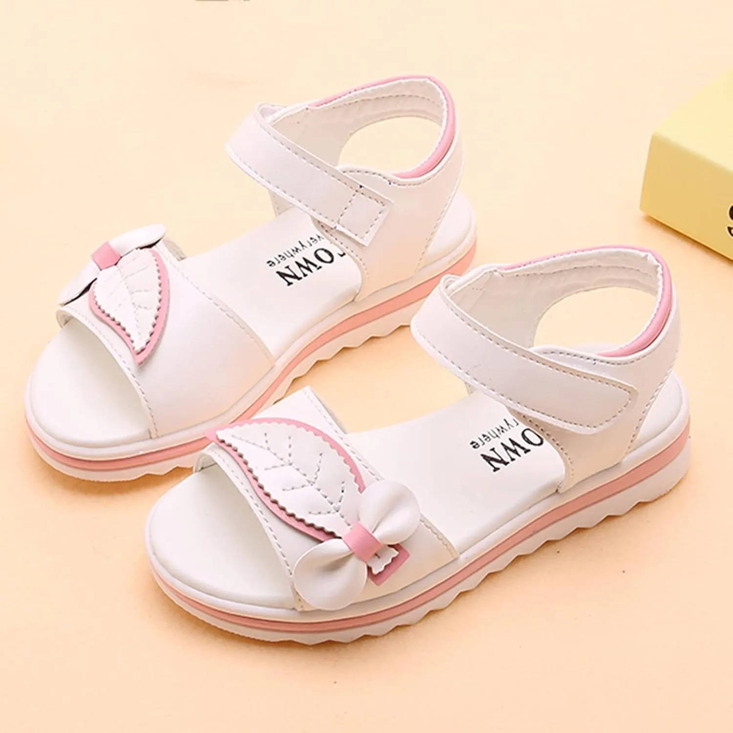 Unisex Baby House Foot Warmer Children Shoes Fashion Flower Thick Sole Sandals Soft Sole Comfortable Princess