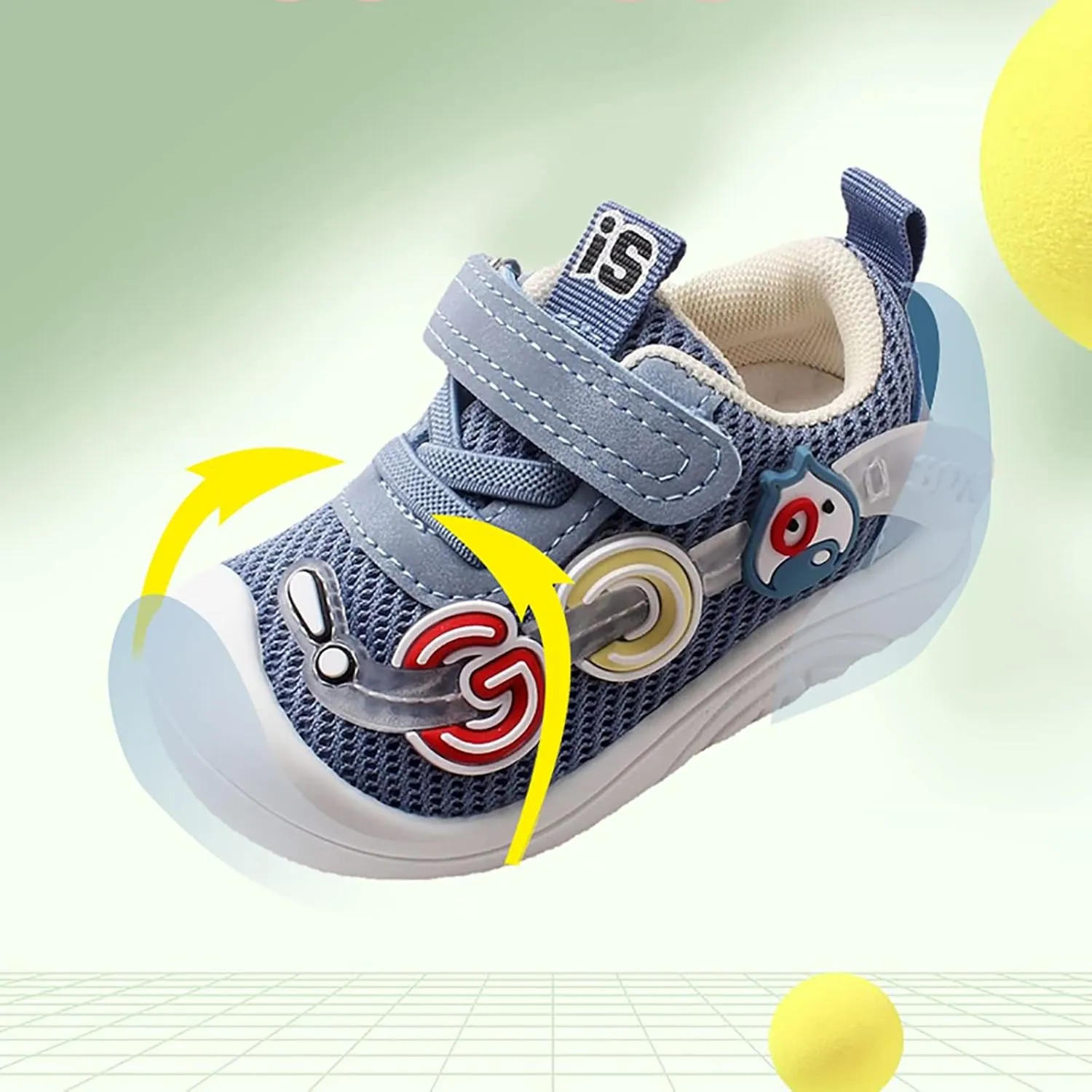 Unisex Baby Shoes Boys Girls Infant Sneakers Non-Slip Soft Rubber Sole Toddler Lightweight First Walking Shoes Boys